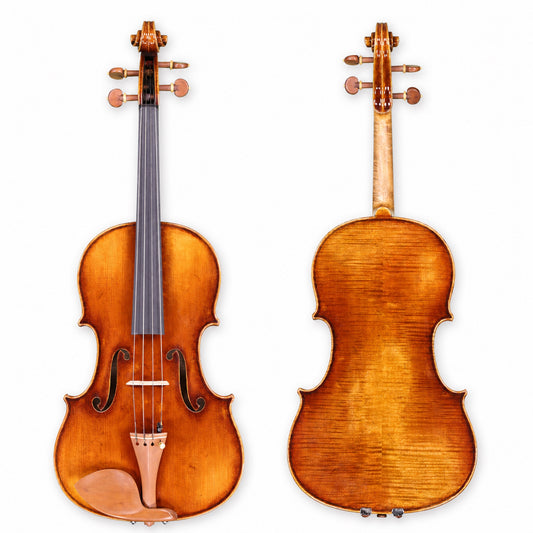Ming Jiang Zhu viola model 907 front and back view