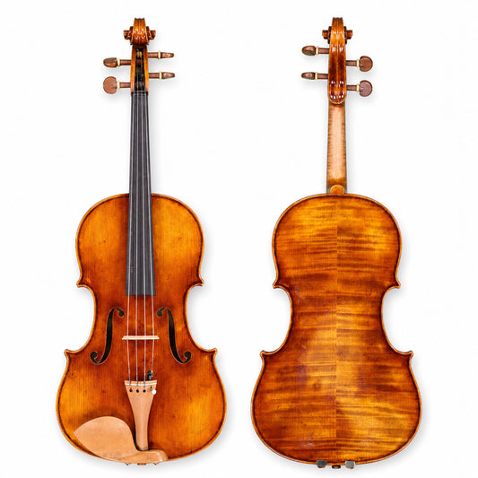 Ming Jiang Zhu viola model 909 front and back view